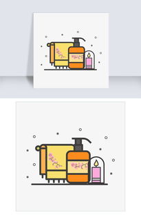 矢量手繪卡通洗漱用品與動漫人物設(shè)計素材全攻略